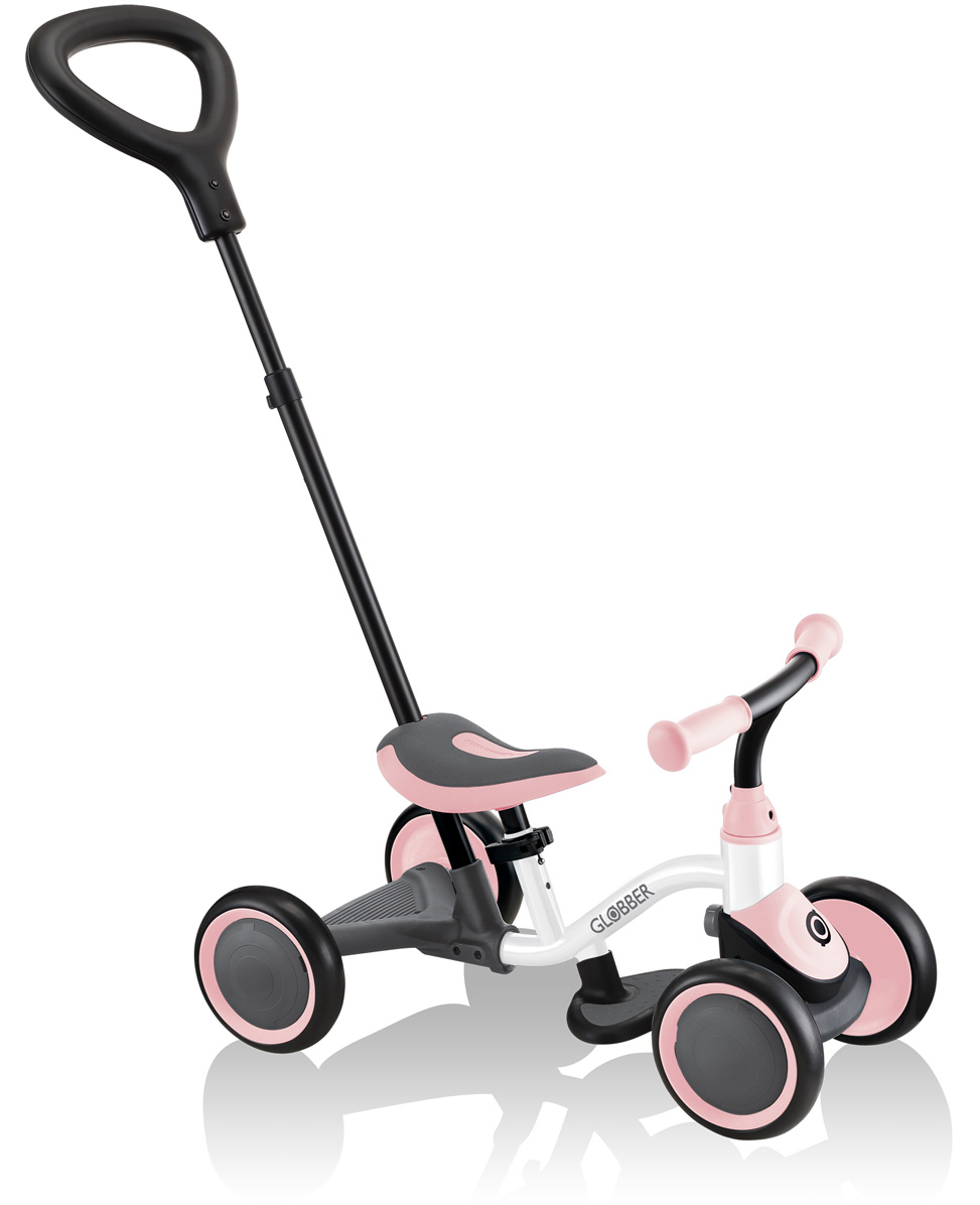 Learning Bike 3 in 1 White - Pastel Pink