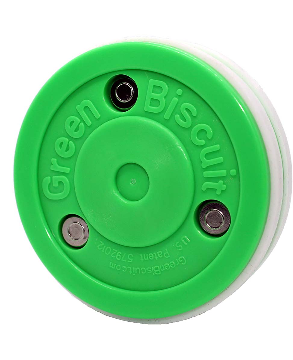 Green Biscuit Pro Saucer Pass Off Ice Puck