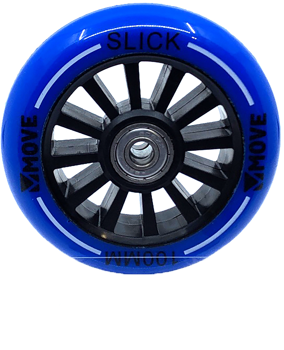 Move  Wheel Slick 100mm Blue
